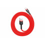 Кабель Baseus Cafule Cable USB For Lightning 1.5A 2m Red+Red