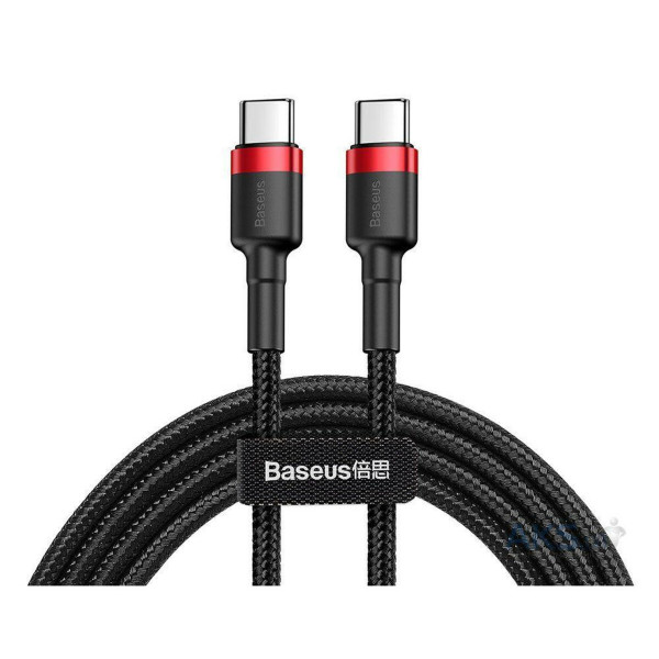 Кабель Baseus Cafule USB Cable Type-C-Type-C 3A 2m Red+Black