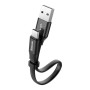 Кабель Baseus Nimble Type-C Portable Cable 23CM Black