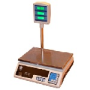 Ваги торговельні електронні NA-501 (55кг) зі стійкою та лічильником ціни