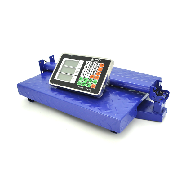 Ваги торговельні електронні залізні (300кг) зі стійкою, 400 * 500мм