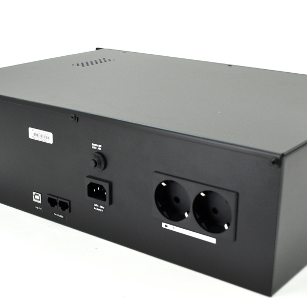 ДБЖ Ritar  RTO-1500-LCD (900W), LCD, AVR, 3st, 2xSCHUKO socket, 2x12V9Ah, metal Case Q1 (525*390*170) 14.6 кг (480(440)*315*130)