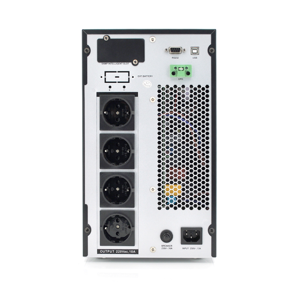 ДБЖ з правильною синусоїдою Ritar PT-2KS-LCD, 2000VA (1800Вт), 72В, Внутрішня батарея  12V 7 Ah х 6шт (395*190*320)