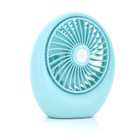 Портативний вентилятор на стіл SQ1978A, вбудований акумулятор, підсвічування, Blue, Box