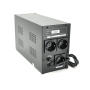 ДБЖ Ritar E-RTM1200 (720W) ELF-L, LED, AVR, 3st, 3xSCHUKO socket, 2x12V7Ah, metal Case  Q2 (405*195*285)  10.2 кг (340*120*190)