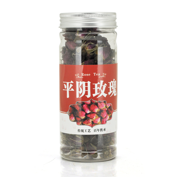 Китайський квітковий чай Pingyin Rose Tea (бутони троянди), 50g (Скляна капсула), ціна за капсулу, Q1