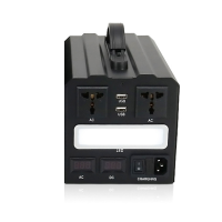 Портативна сонячна станція з накопиченням енергії 500W, 2*AC/220V+DC/12V+2*USB/5V, LED