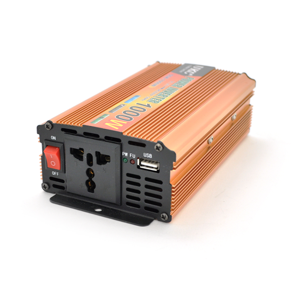 Інвертор напруги Voltronic, 1000ВА(600Вт), 24/220V, approximated, 1 універсальна розетка, клеми + крокодили