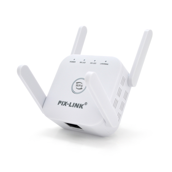 Підсилювач WiFi сигналу з 4-ма вбудованими антенами LV-AC24, живлення 220V, 4X300Mbps, IEEE 802.11b/g/n/ac, 2.4-5GHz, MTK7628KN, BOX