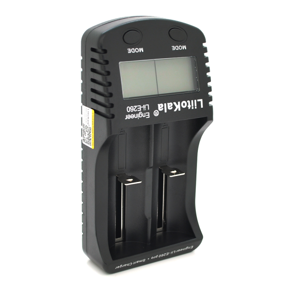 Зарядний пристрій універсальний Liitokala Lii-260, 2 канали, LCD дисплей, підтримує Li-ion, Ni-MH і Ni-Cd AA (R6), ААA (R03), AAAA, С (R14)