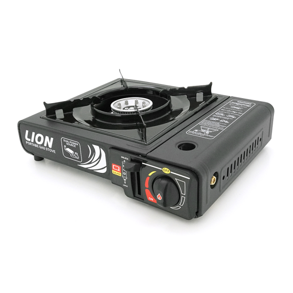 Портативна газова плита SEAROCK, під газові балони бутан та пропан-бутан, Red, Box