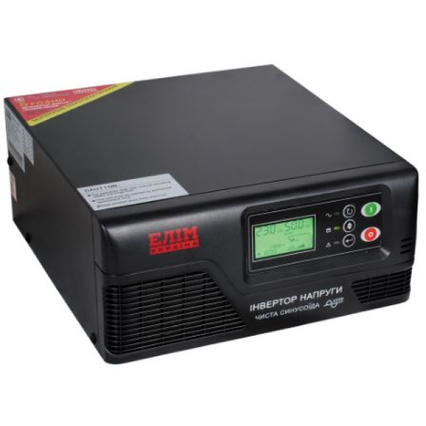ДБЖ правильна синусоїда Елім Україна ПНК-24-1000 (1000Вт), 24V під зовнішній АКБ, струм заряду 15А