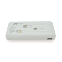 Power bank WUW-U39 10000mAh, білий, Blister