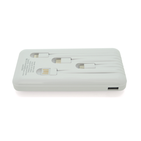 Power bank WUW-U39 10000mAh, білий, Blister