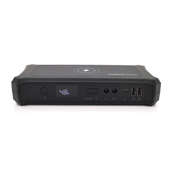 Портативний PowerBank потужністю 100W, 27000mAh (99.9Wh), 2xUSB-A Output: 5V/3.5A, DC Output: 12V/6A, LED Torch, Q8