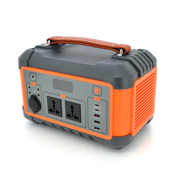 Портативний PowerBank потужністю 600W, 162Ah (600Wh), 2xUSB-A Output: QC18W, 4xDCOutput: 12V/10A, Car Port: 12V/10A, LED Light