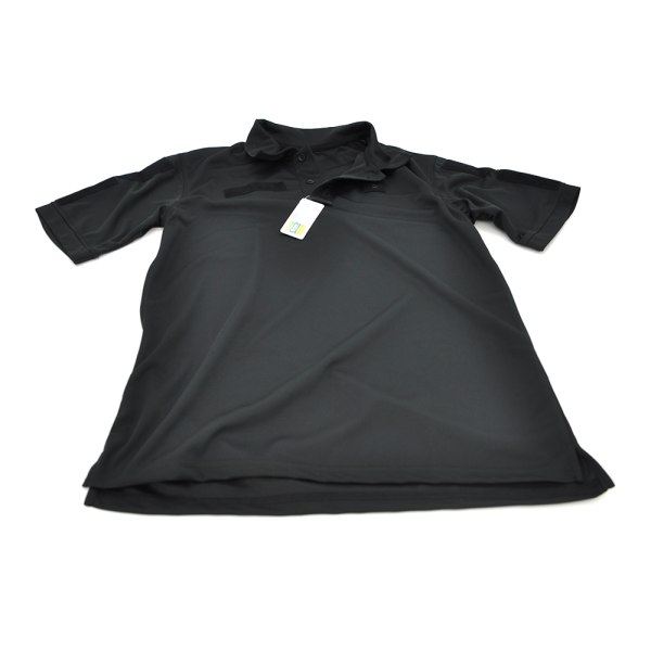 Поло з липучками під шеврони, Розмір M, Black