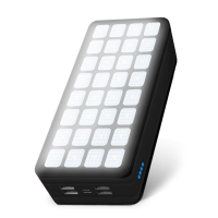 Powerbank PSooo PS-600-5 40000mAh, DC: 5V/2.1A, 4*USB, 32*LED, чорний