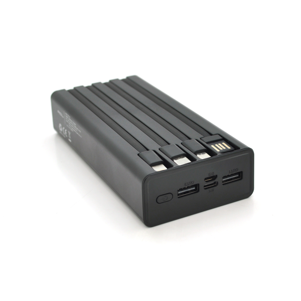 Powerbank PW-13 20000mAh, чорний, Blister
