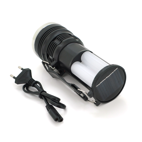 Ліхтар переносний WM-2881+Solar, 2W+22 LED, вбудований акумулятор, кабель 220В, Box