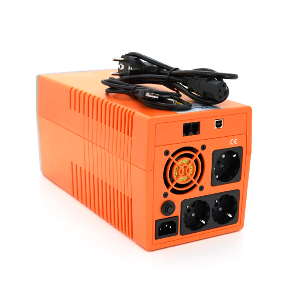 ДБЖ MAKELSAN Lion2200VA (1320W) Standby-L, LCD, 170-280VAC, AVR 1st, 3xSCHUKO socket, 2x12V9Ah, Plastic Case ( 150 х 353 х 162 )