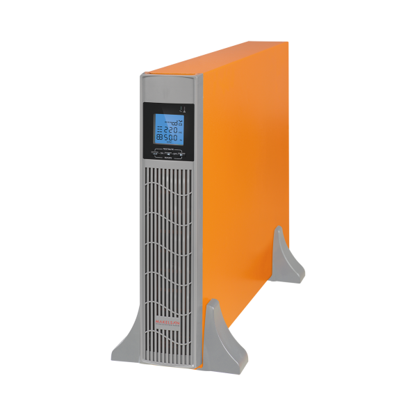 ДБЖ з правильною синусоїдою ONLINE MAKELSAN PowerPack Se-RT-2kVA-LCD, 2000VA (1800Вт), 48В, Вбудована батарея 12V 7Ah х4шт, (545*782*198), 26.6кг, Q1