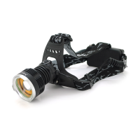 Налобний ліхтарик Bailong BL-T619-T6, Q5 Cree, 3 реж., Zoom, корпус-пластик, водостійкий, ударостійкий, 2*18650 акумулятор СЗУ+ АЗУ, BOX