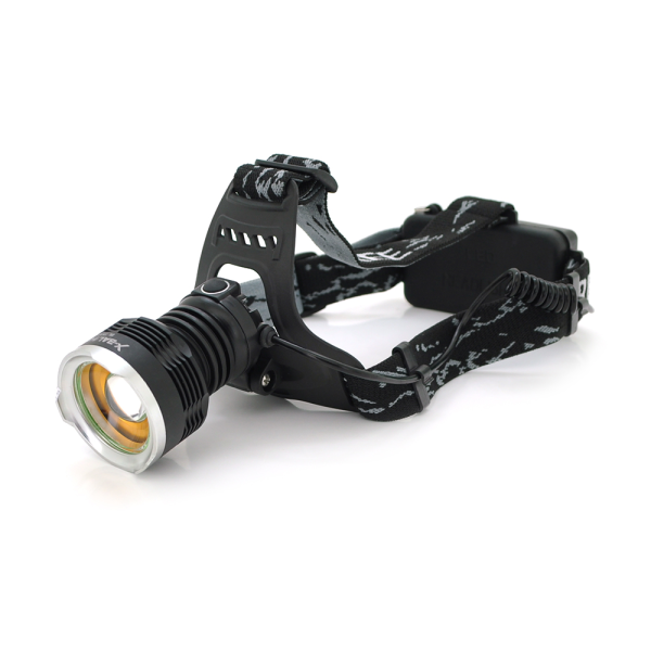 Налобний ліхтарик Bailong BL-T619-T6, Q5 Cree, 3 реж., Zoom, корпус-пластик, водостійкий, ударостійкий, 2*18650 акумулятор СЗУ+ АЗУ, BOX