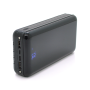 PowerBank Bix-30000mAh, Input:MicroUSB+Type-C, Output:4USB/Type-C/MicroUSB/Lightning, QC22.5W/PD20W, чорний